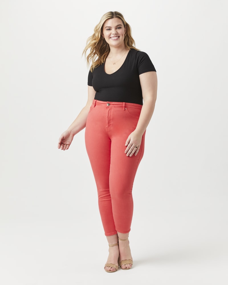 Plus size red jeans hotsell